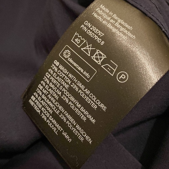 H&M fitted polka  dot shirt . Size 0 . NEW - Picture 6 of 10